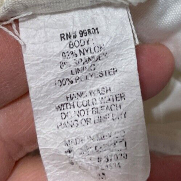 Vintage Brittney Black Medium Off-White Boho Short Sleeve Top, 90's Flare - Picture 6 of 6